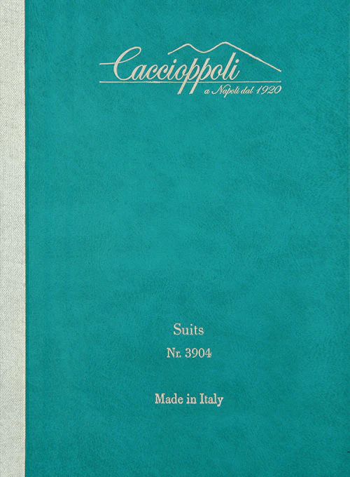 Caccioppoli Fresco Wool Blue Dimati Suit - Image 5