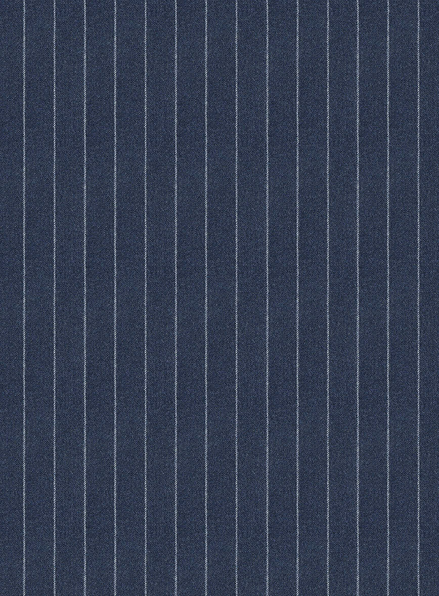 Caccioppoli Genio Blue Wool Pants - Image 3