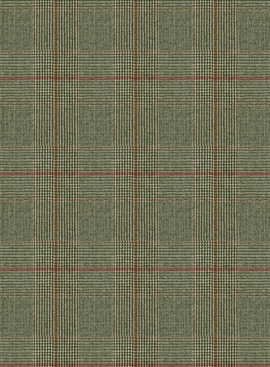 Caccioppoli Omari Glen Green Wool Pants - Image 3
