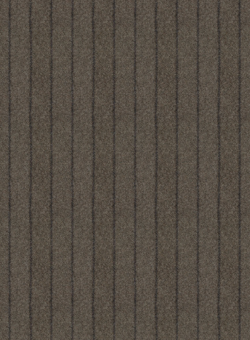 Caccioppoli Posa Dark Brown Wool Suit - Image 7