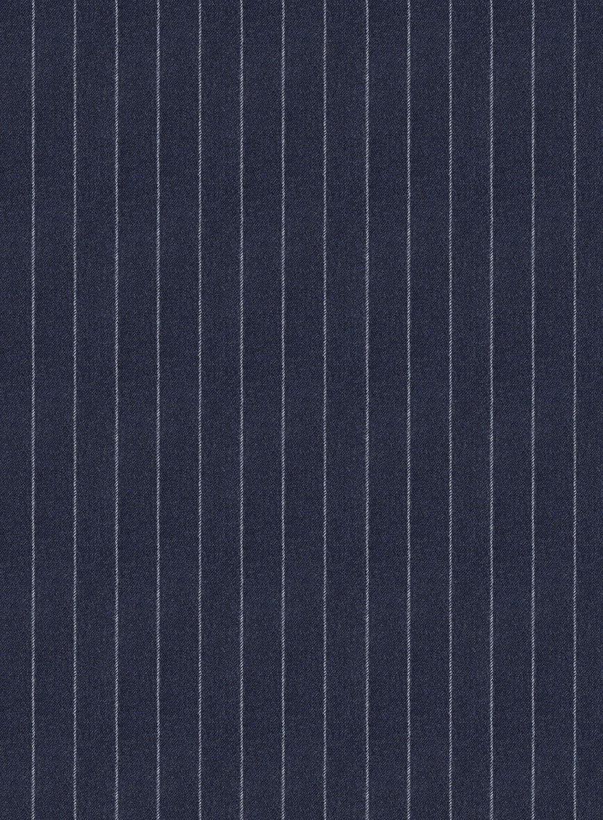 Caccioppoli Reilla Blue Wool Pants - Image 3