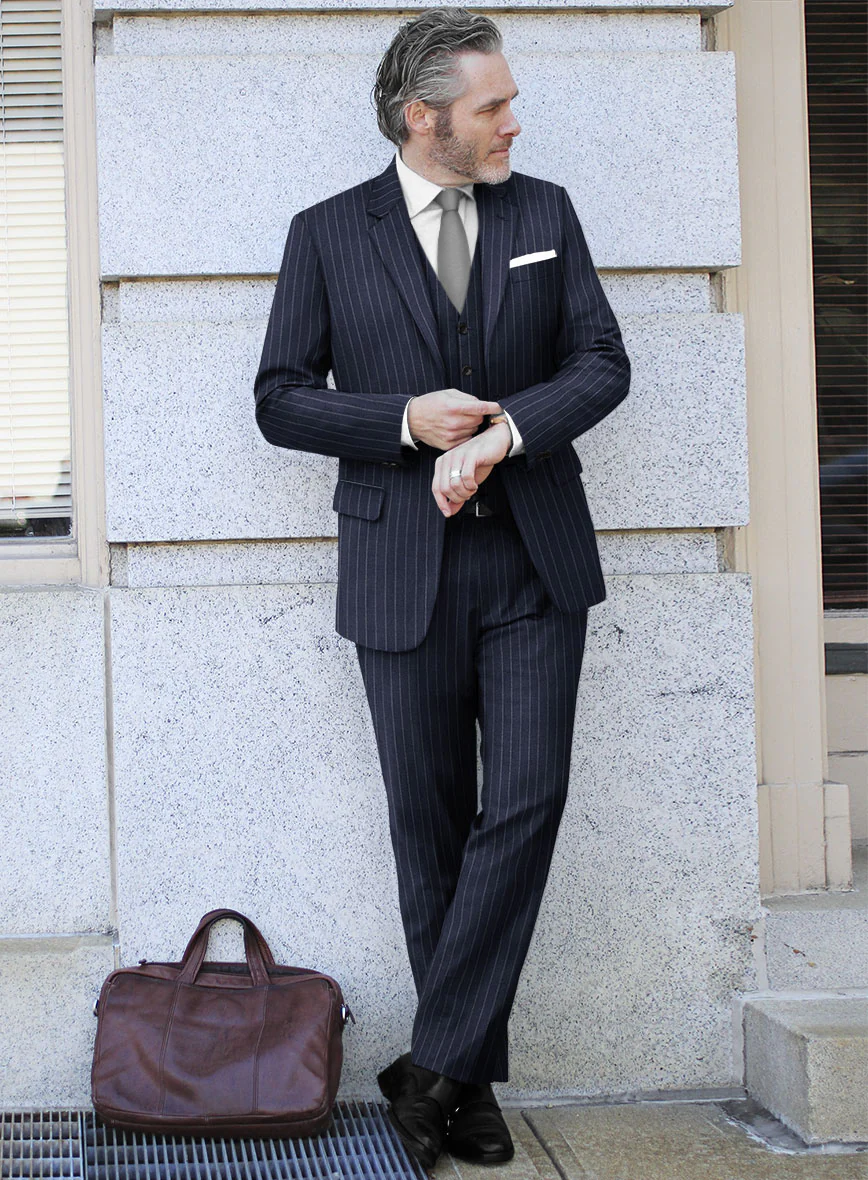 Caccioppoli Reilla Blue Wool Suit - Image 2
