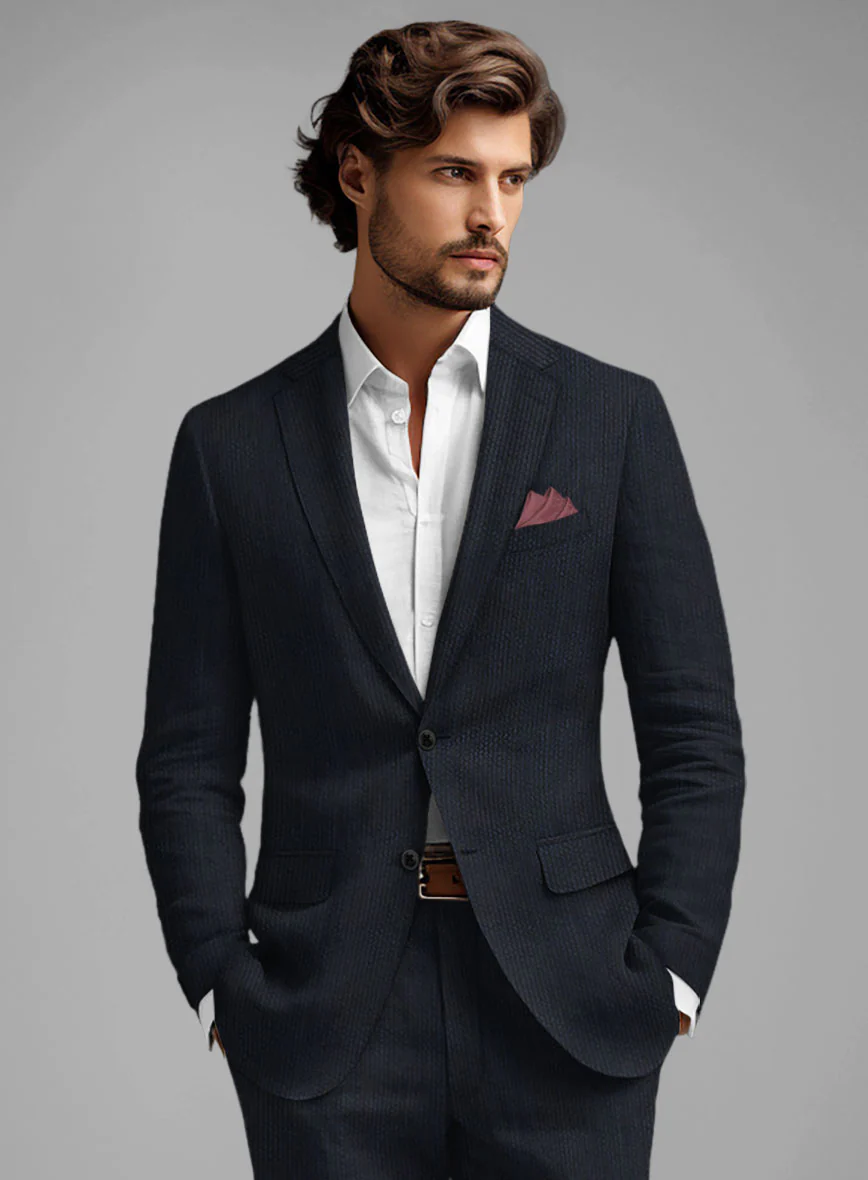 Caccioppoli Seersucker Silo Suit - Image 4