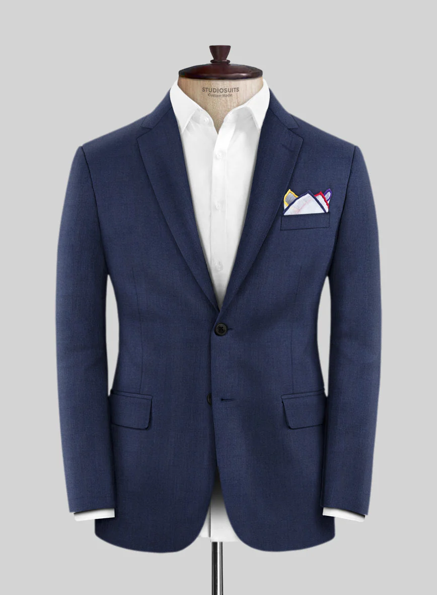 Caccioppoli Sun Dream Afarie Dark Blue Wool Jacket