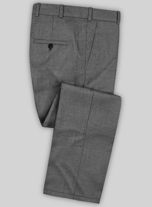 Caccioppoli Sun Dream Cilia Gray Wool Silk Pants