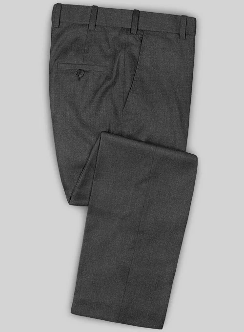 Caccioppoli Sun Dream Dark Gray Wool Silk Suit - Image 4