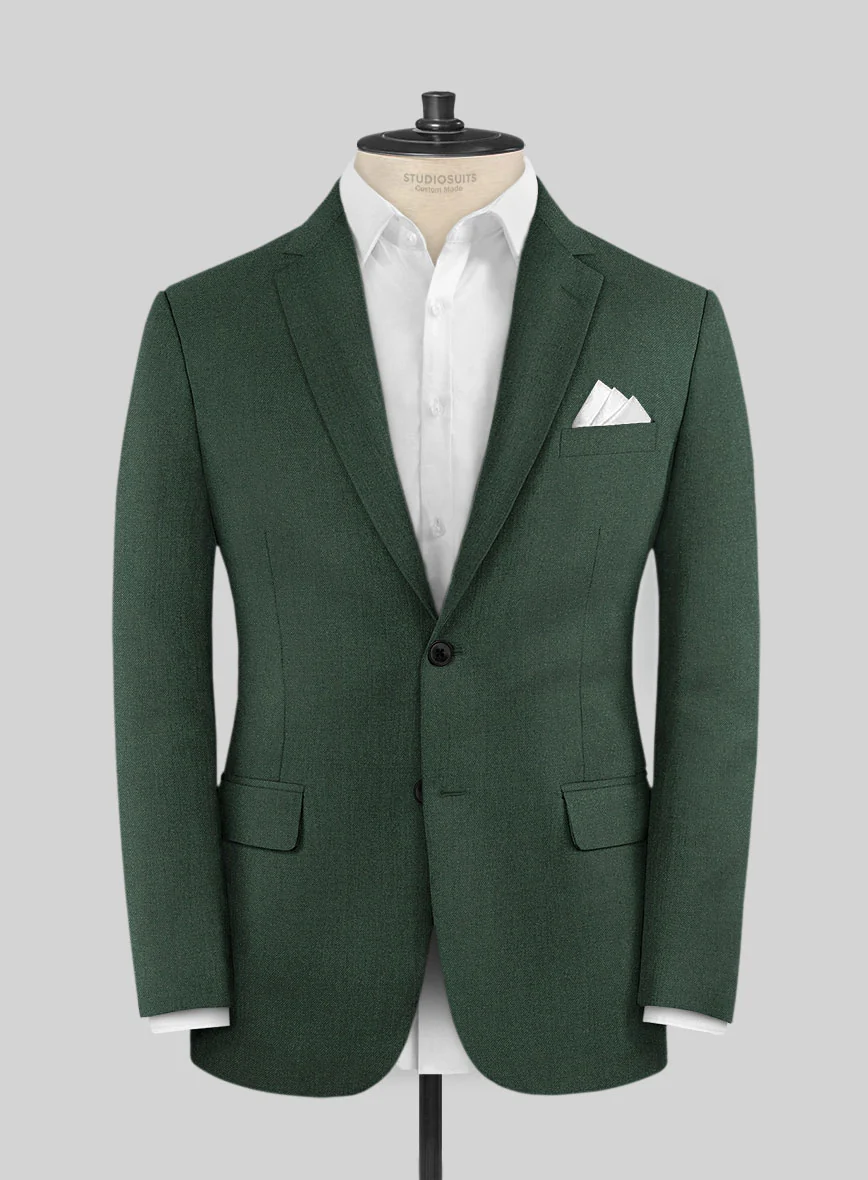 Caccioppoli Sun Dream Green Wool Silk Jacket