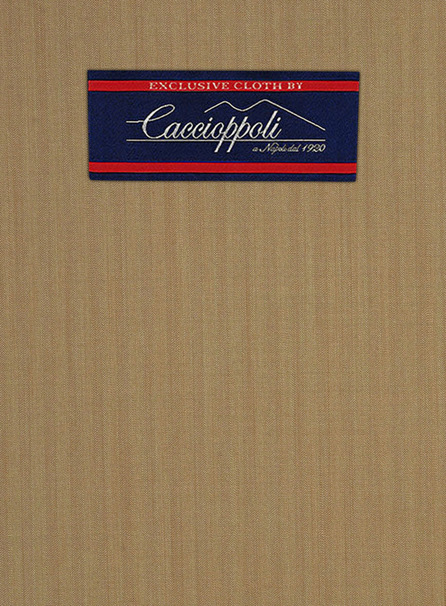 Caccioppoli Sun Dream Itodo Herringbone Wool Silk Suit - Image 8
