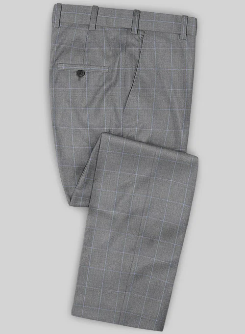 Caccioppoli Sun Dream Jappo Gray Wool Silk Suit - Image 4