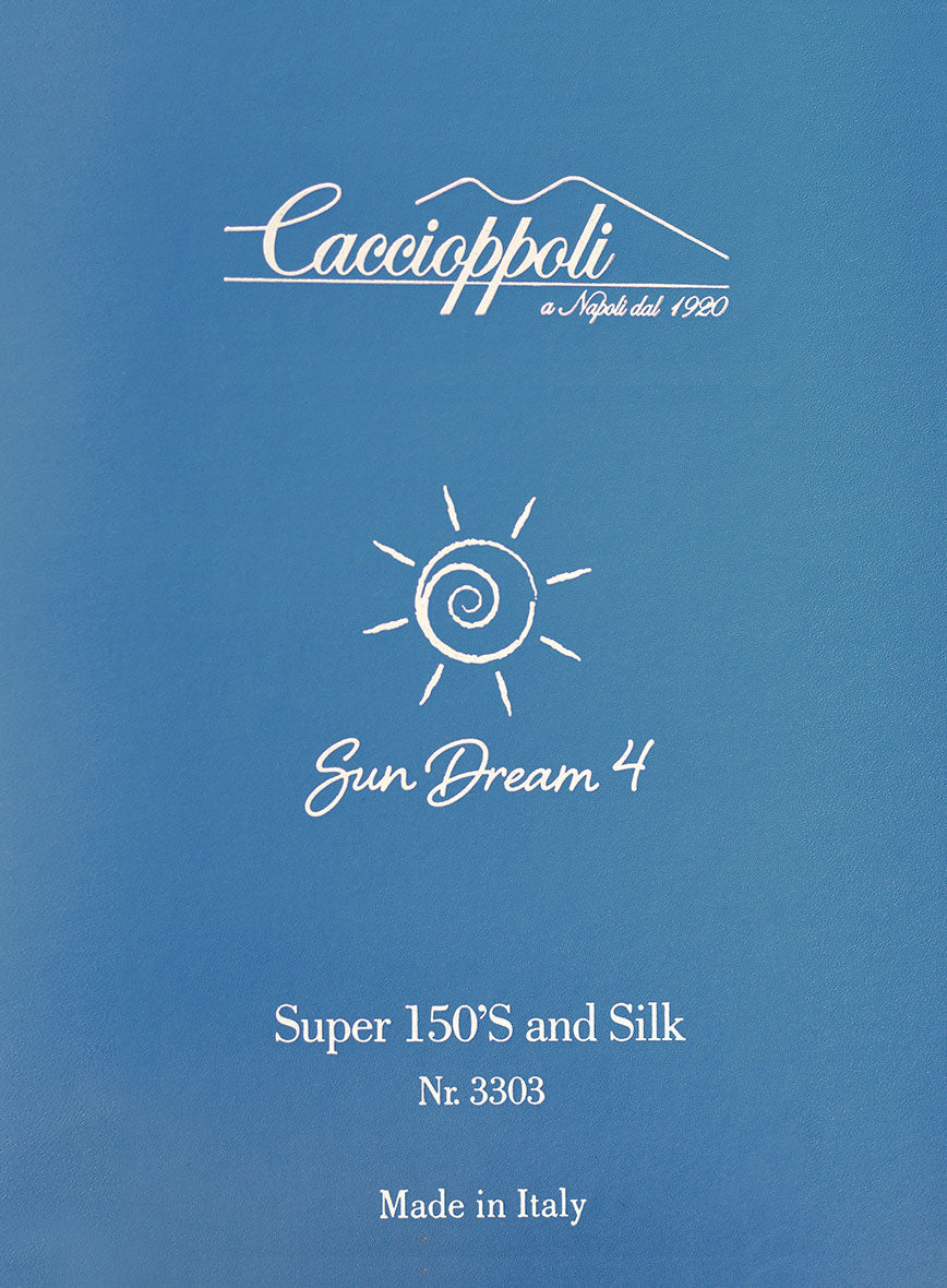 Caccioppoli Sun Dream Light Pastel Purple Wool Silk Suit - Image 7