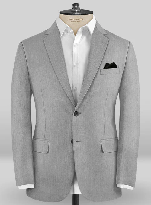 Caccioppoli Sun Dream Lotta Gray Wool Silk Jacket