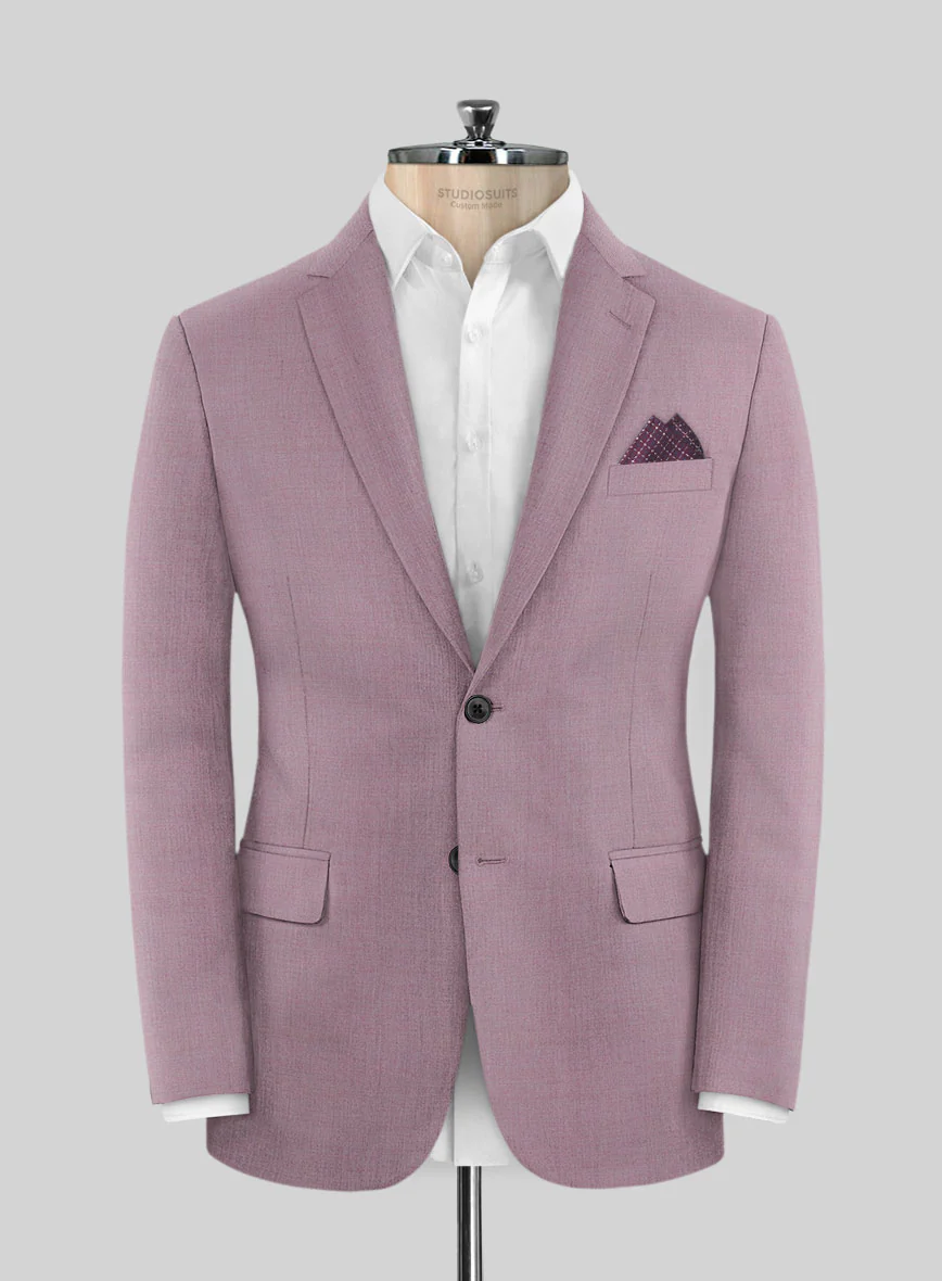 Caccioppoli Sun Dream Oriental Pink Wool Silk Jacket