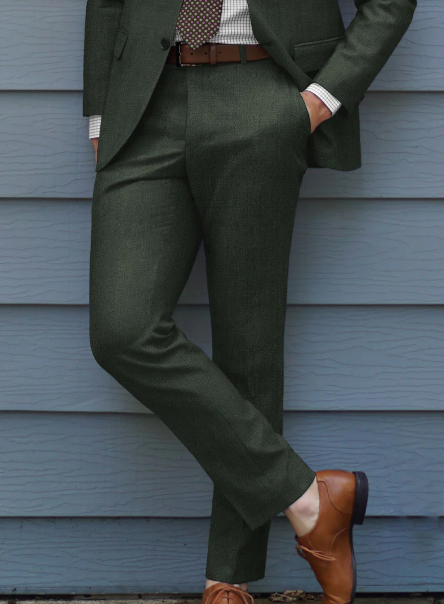 Caccioppoli Sun Dream Siuco Green Wool Suit - Image 4