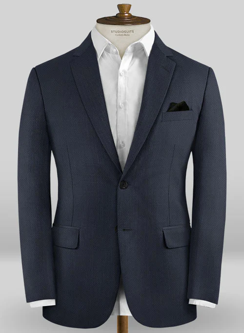 Caccioppoli Sun Dream Zicci Blue Wool Silk Jacket