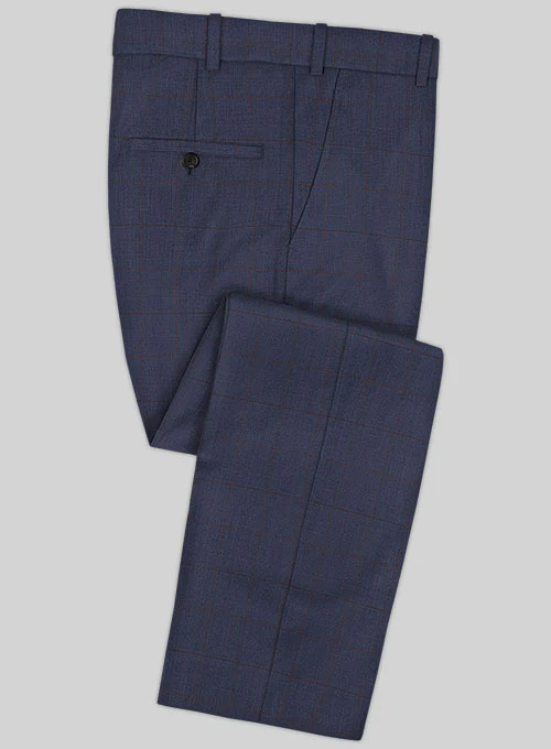 Caccioppoli Sun Dream Zorati Blue Wool Silk Suit - Image 4