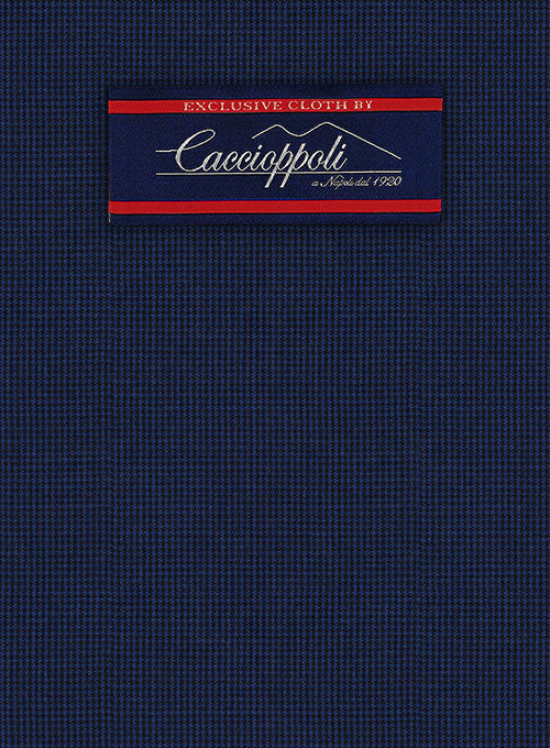 Caccioppoli Wool Blue Chebio Suit - Image 2