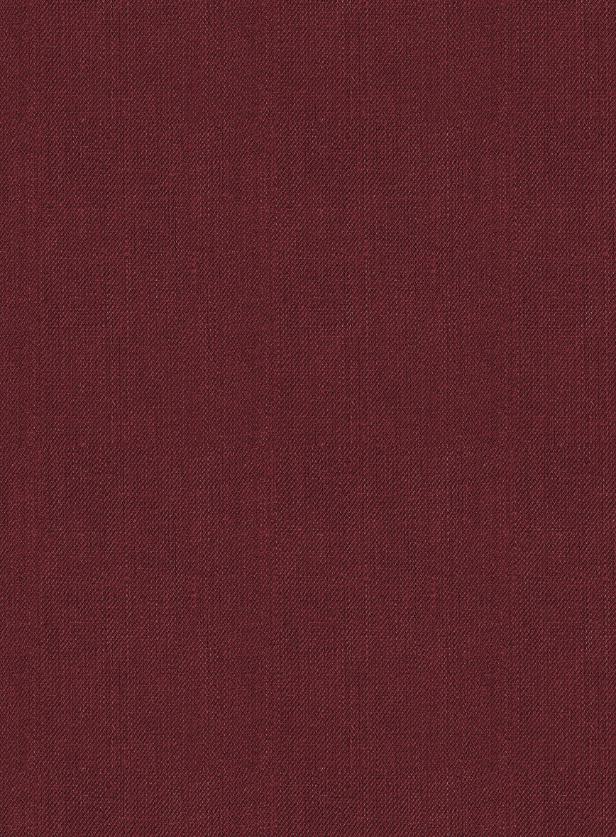 Campari Cranberry Linen Suit - Image 6