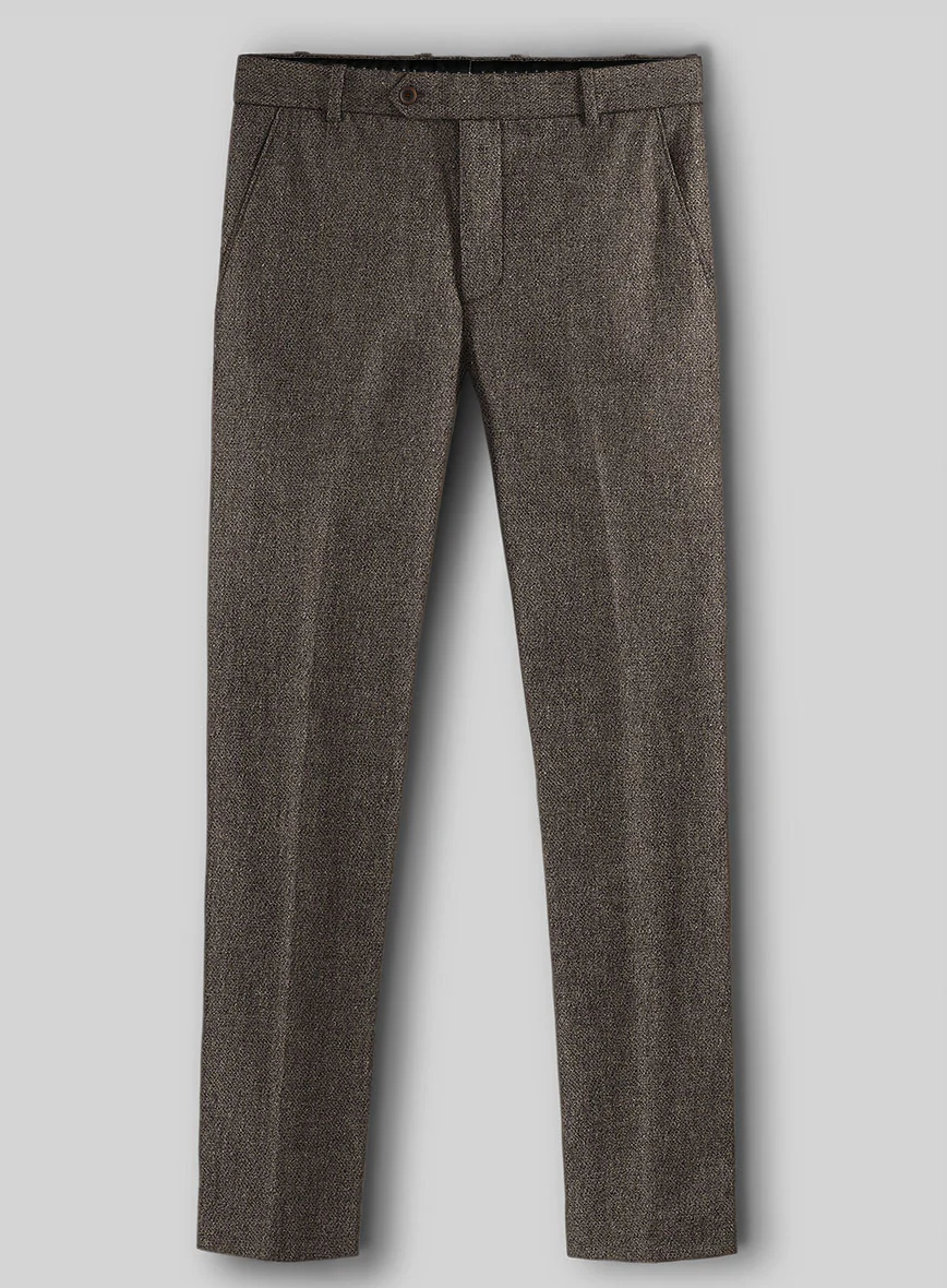 Carre Brown Tweed Pants