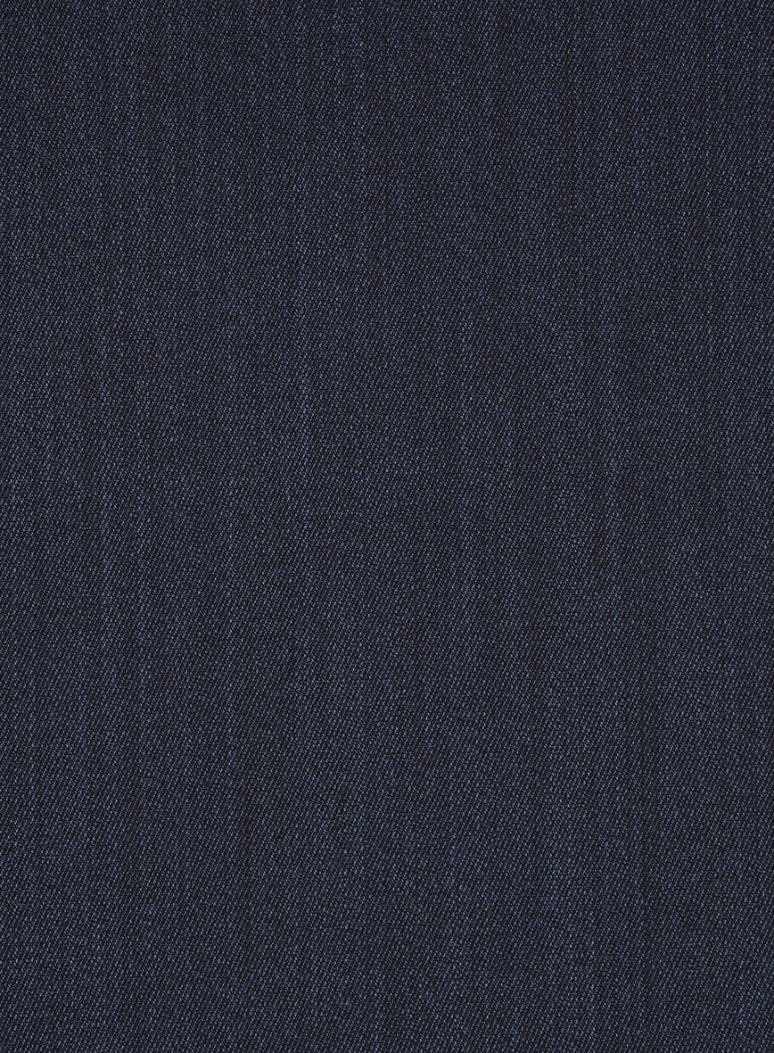 Cavalry Twill Dark Blue Wool Suit - Image 7