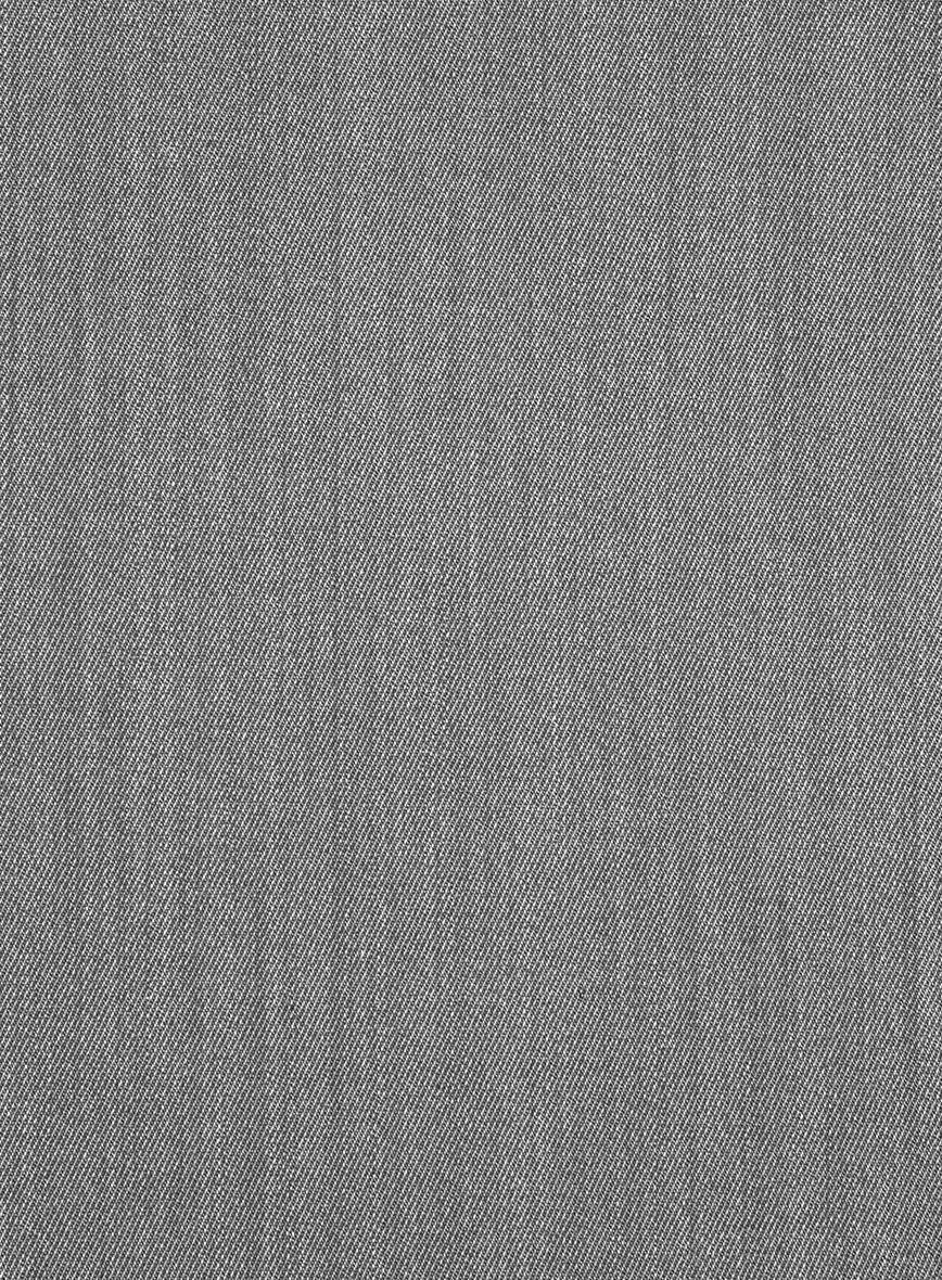 Cavalry Twill Light Gray Wool Pants - Image 3