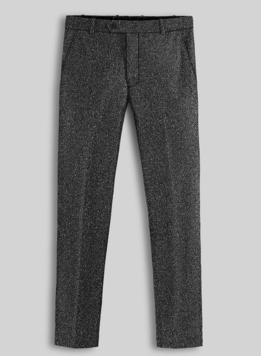 Charcoal Flecks Donegal Tweed Suit - Image 7