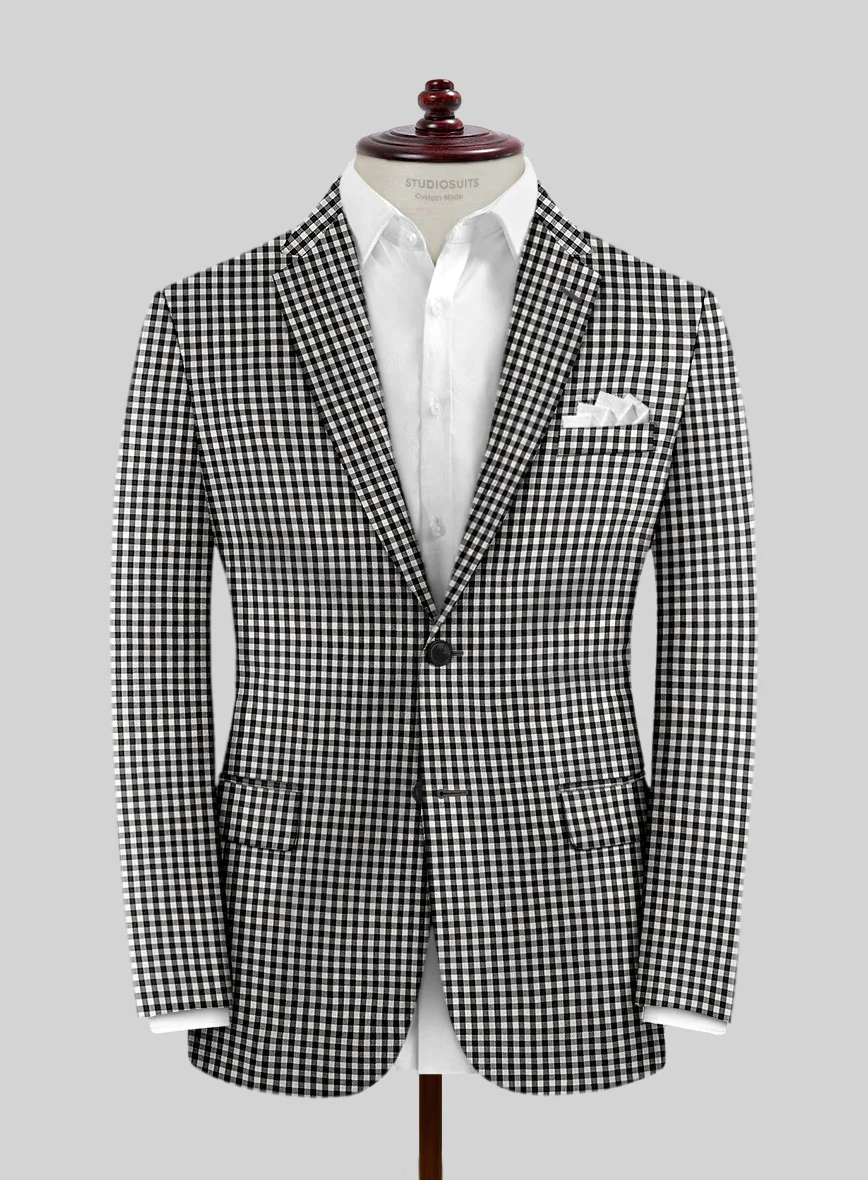 Check Board Wool Jacket