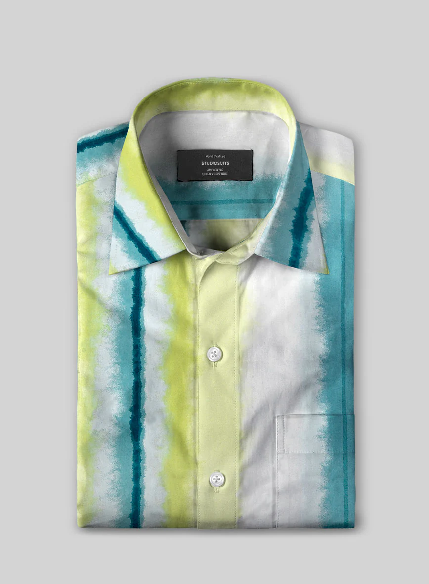 Citrus Wave Organic Cotton Shirt