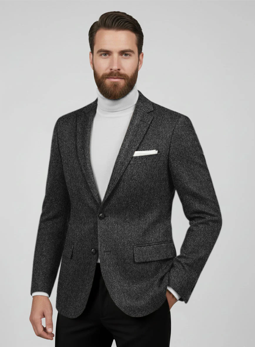 Colombo Dark Gray Cashmere Jacket