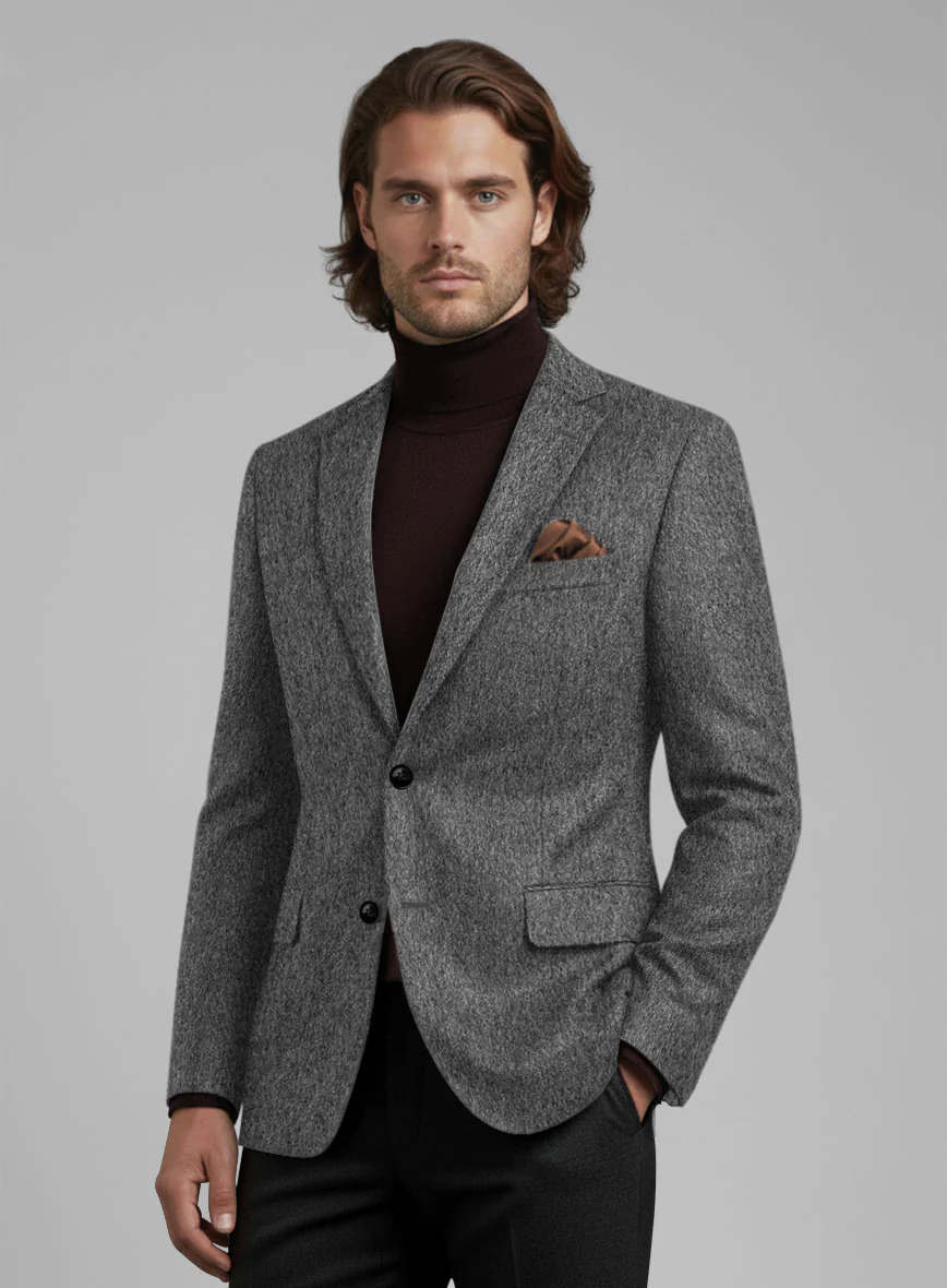 Colombo Gray Cashmere Jacket