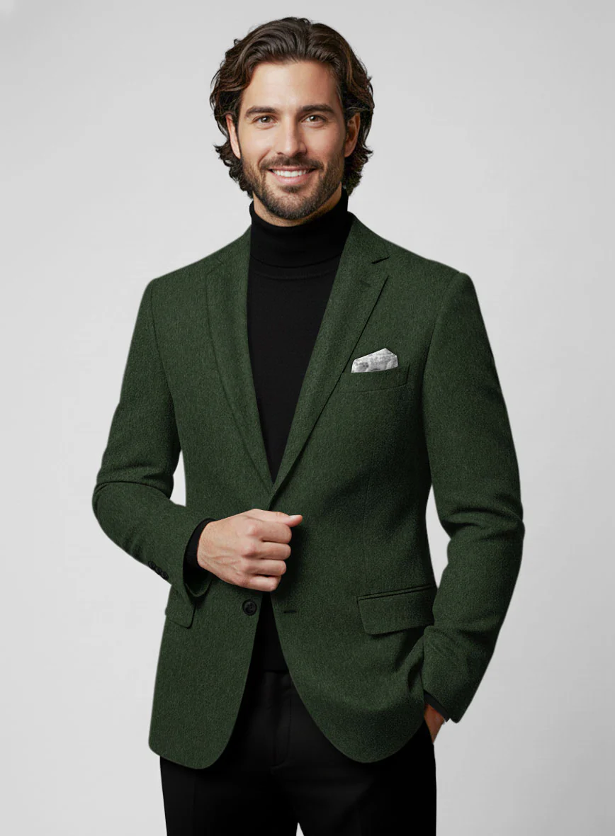 Colombo Olive Green Cashmere Jacket
