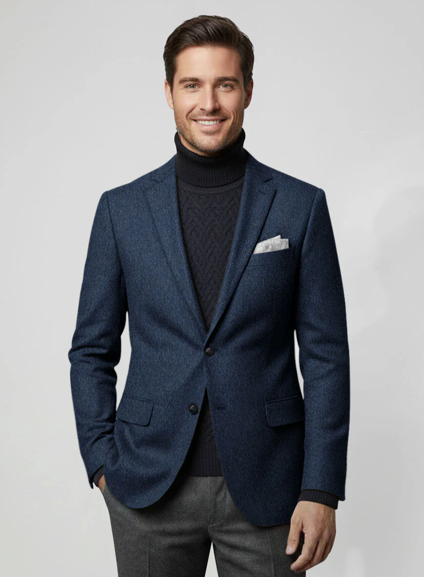 Colombo Tom Blue Cashmere Jacket