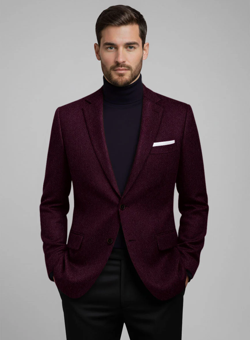 Colombo Wine Cashmere Jacket