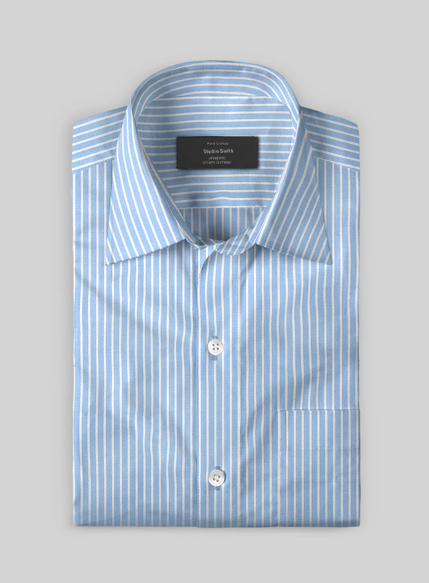 Cornell Stripe Cotton Shirt