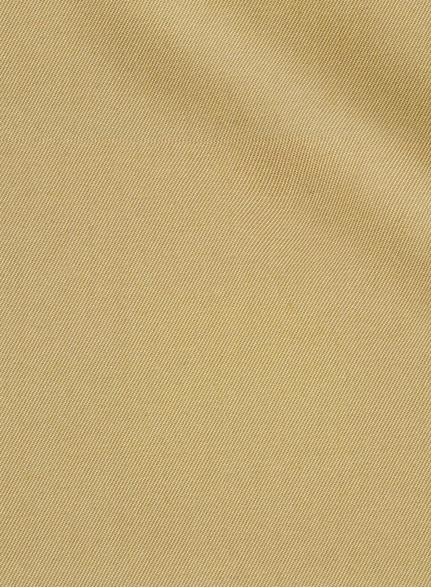 Cotton Drill Khaki Stretch Jacket - Image 3