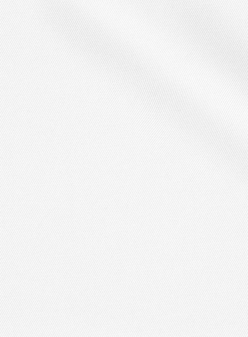 Cotton Drill White Stretch Jacket - Image 3