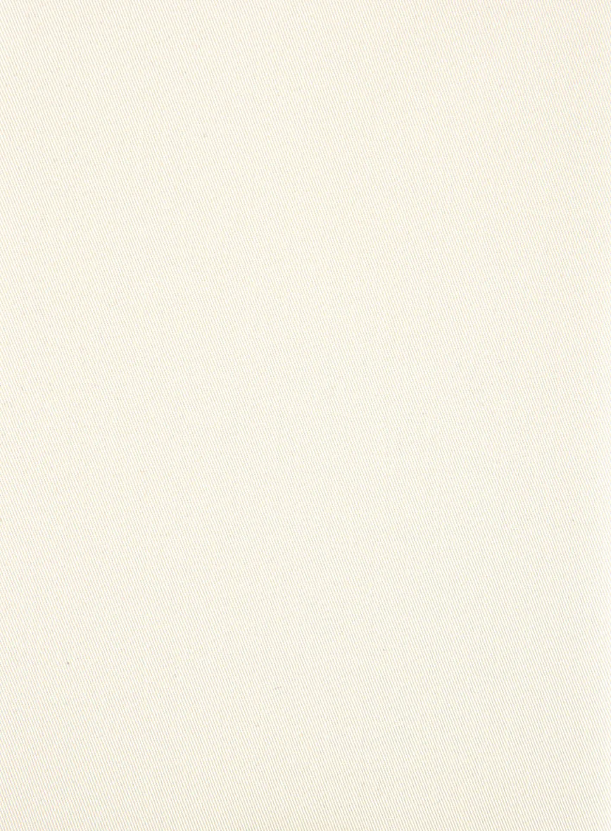 Cream Napoli Stretch Light Weight Cotton Pants - Image 3