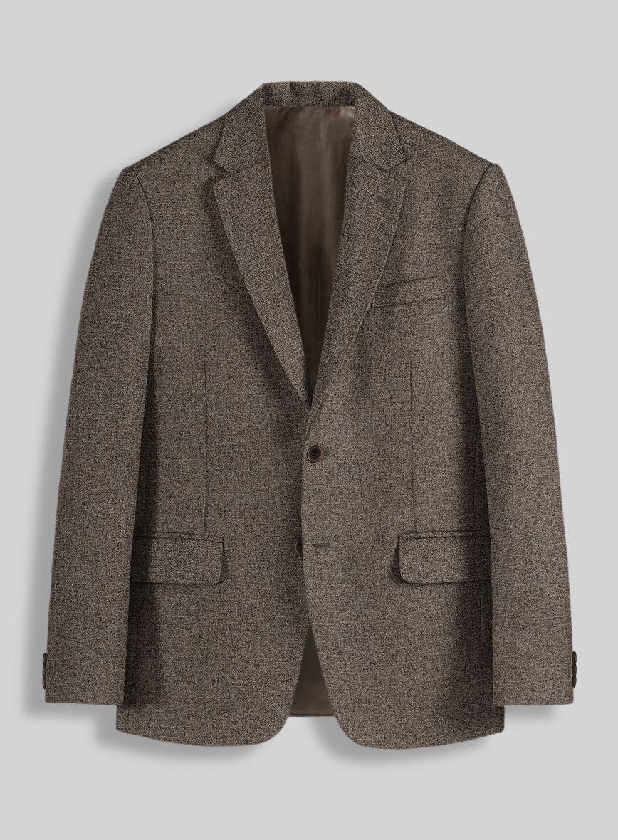 Dapper Brown Tweed Suit - Image 3