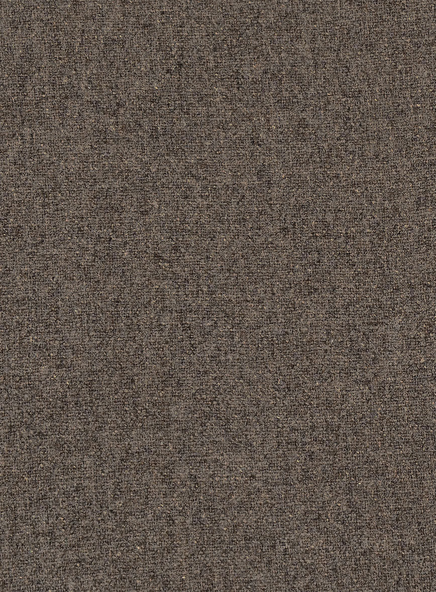 Dapper Brown Tweed Pea Coat - Image 3