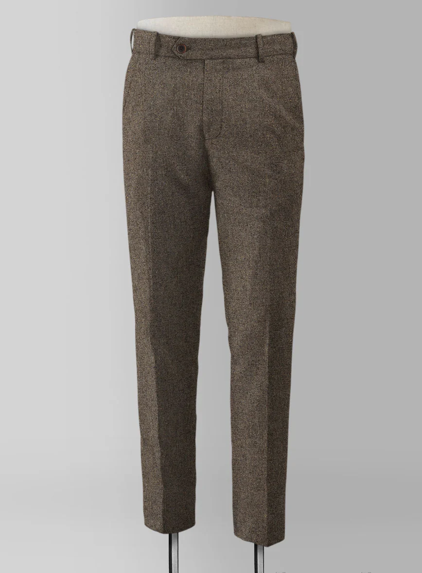 Dapper Brown Tweed Suit - Image 6