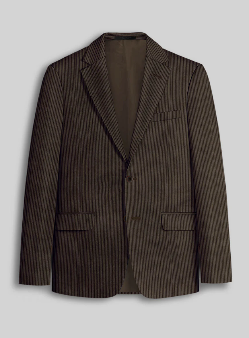 Dark Brown Corduroy Jacket