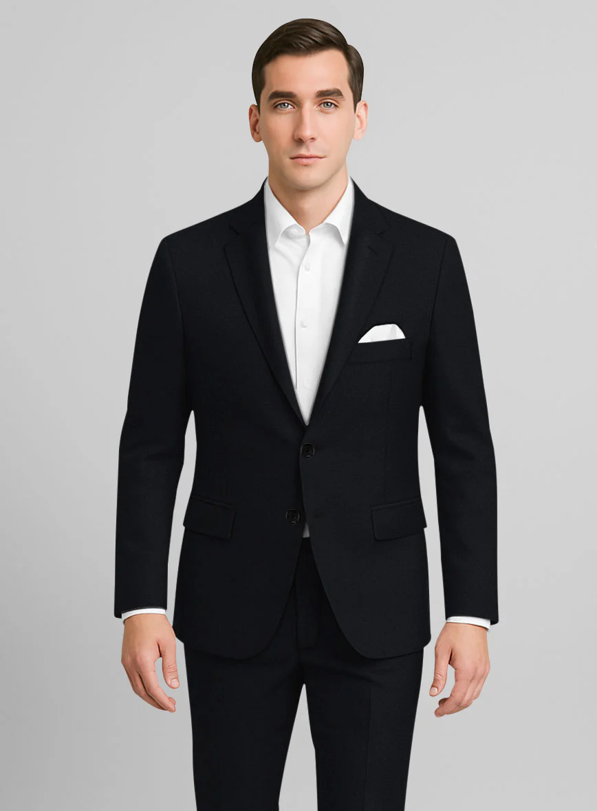 Dark Navy Blue Chino Jacket - Image 2