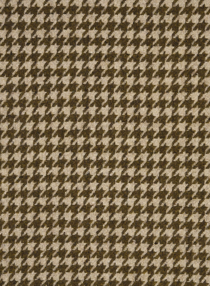 Earth Brown Houndstooth Tweed Suit - Image 6