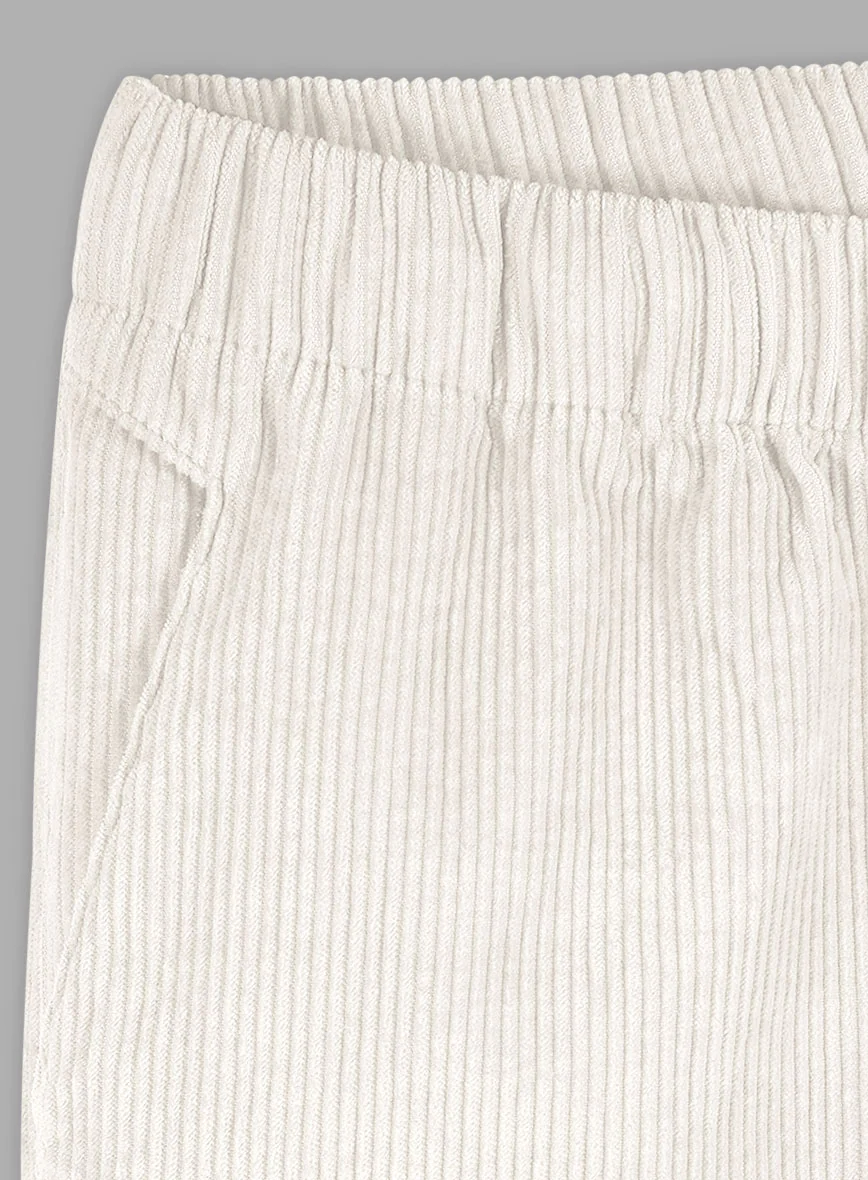 Easy Pants Ivory Corduroy - Image 4
