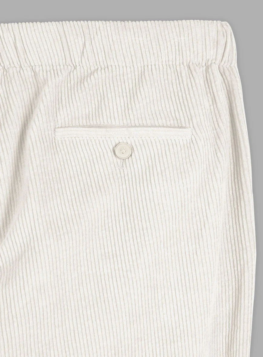Easy Pants Ivory Corduroy - Image 5