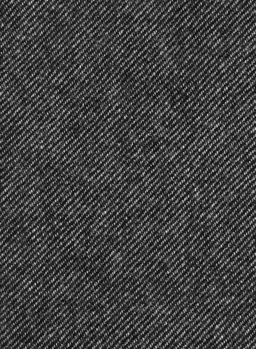 Ebony Twill Gray Tweed Pants - Image 2