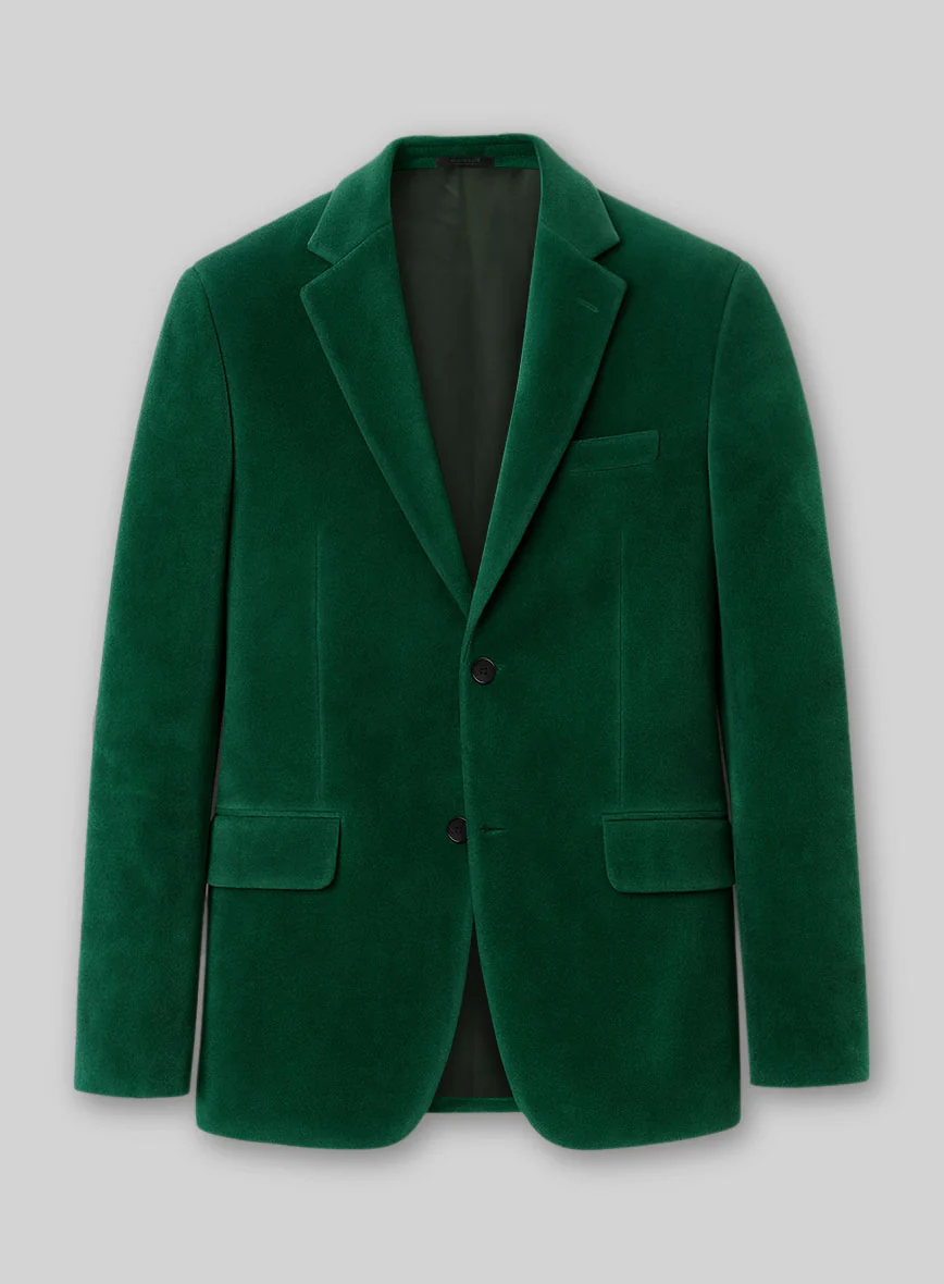 Emerald Green Velvet Jacket