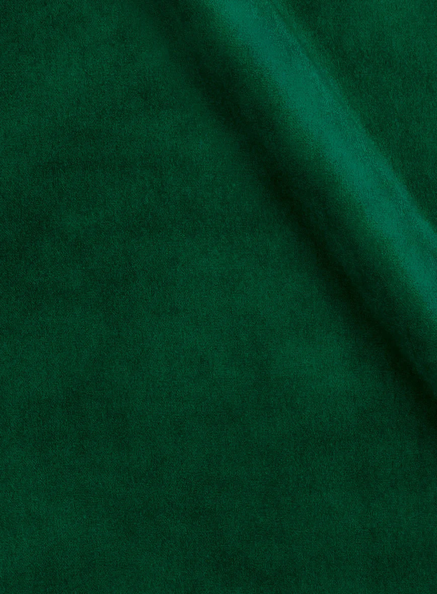 Emerald Green Velvet Tuxedo Jacket - Image 4