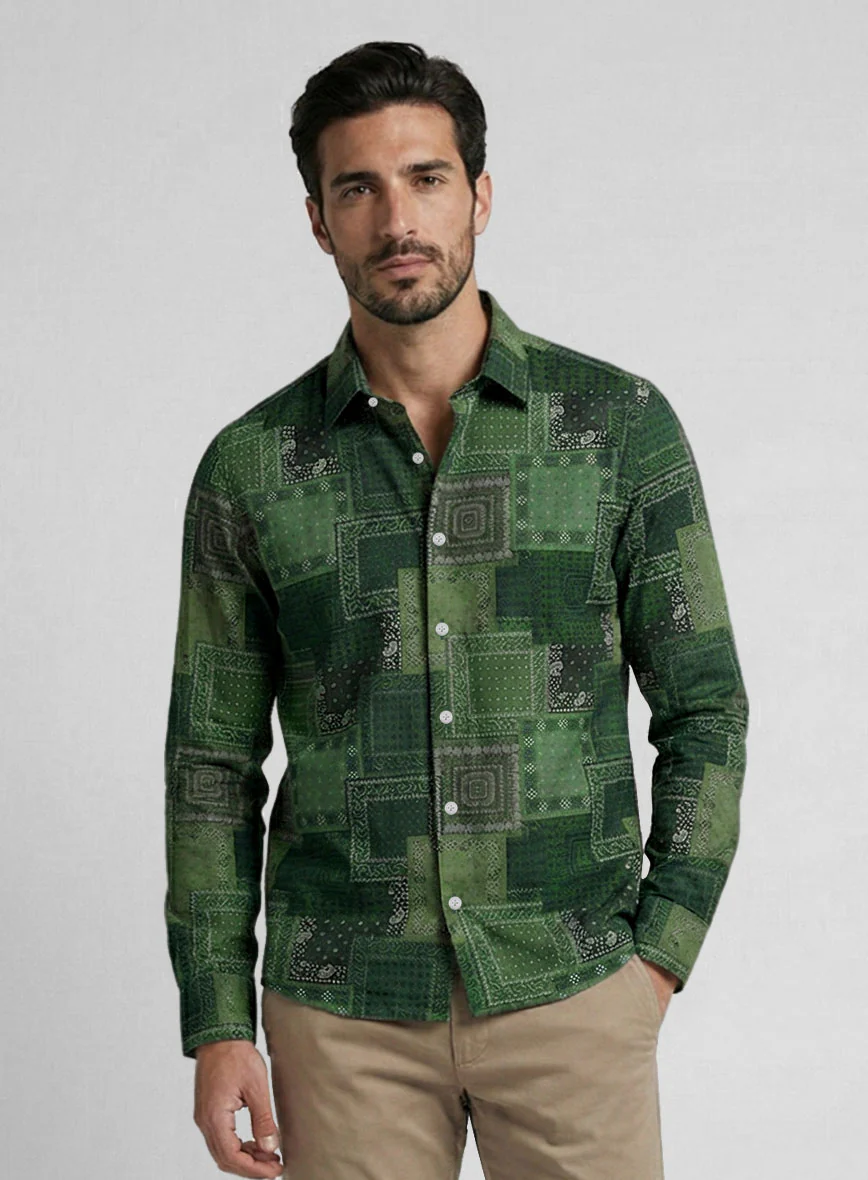 Emerald Heirloom Cotton Shirt