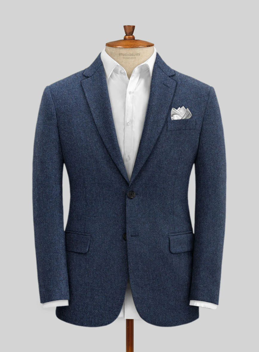 Empire Blue Tweed Jacket - Image 3