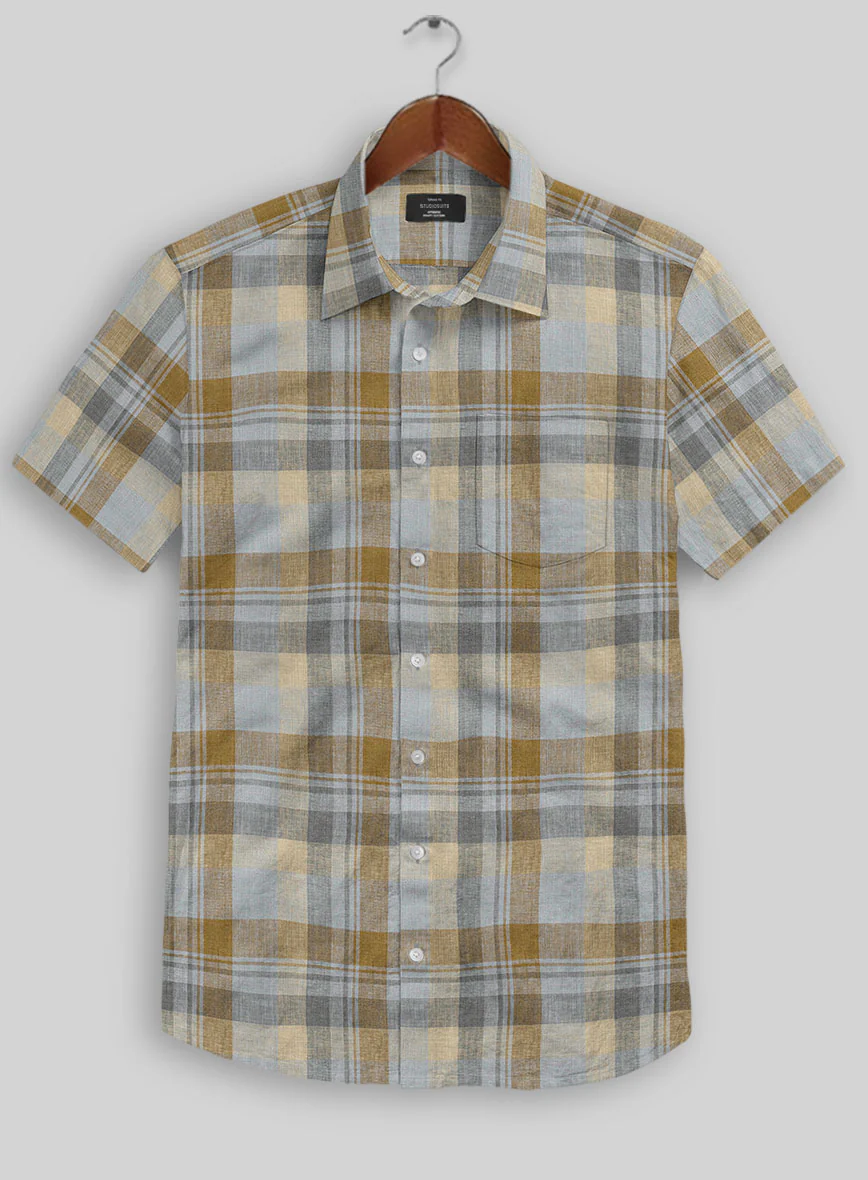 Enly Checks Linen Shirt